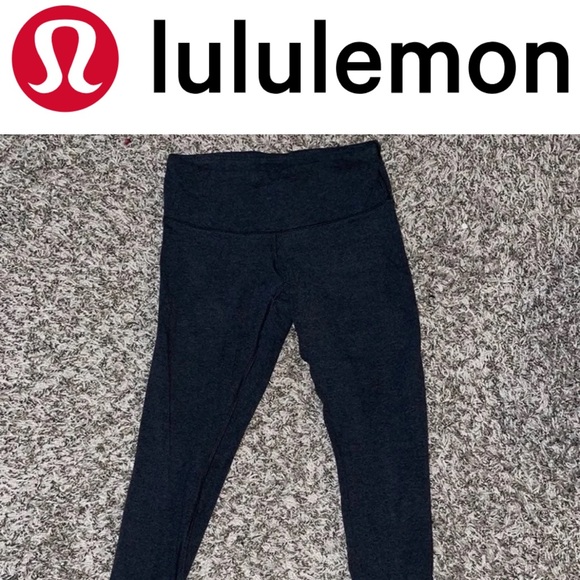 Lululemon sz 4 cropped ankle cutout leggings gym workout fitness stretchy tight - Picture 1 of 13